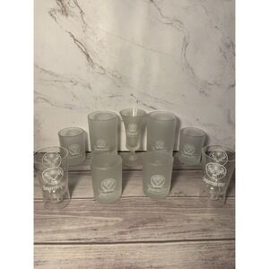 Jagermeister Frosted Shot‎ Glasses 2 cl  4 Cl Measure Liquor Deer Logo Set of 10